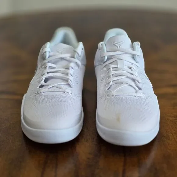 Nike Kobe 8 Protro Low 'Halo' Triple White FN0266-100 Basketball Shoes Women's 5